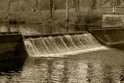 View of waterfall