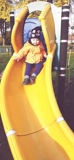 Boy in playground