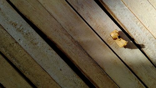 Full frame shot of old wooden door