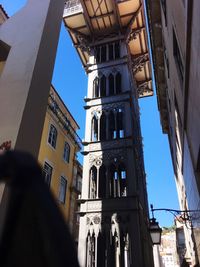 Low angle view of historic building against sky