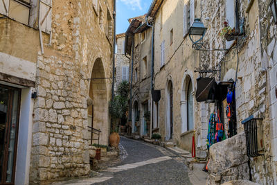 Alley amidst buildings