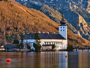 Buildings at waterfront