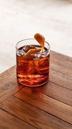 Close-up of drink on table