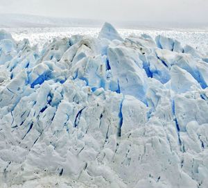 Aerial view of ice