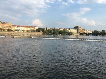 River with buildings in background