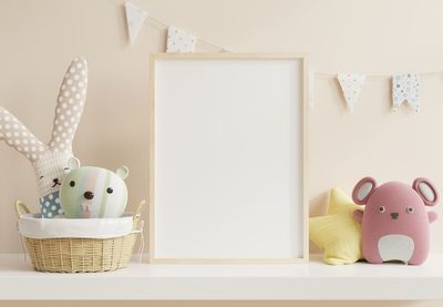 High angle view of personal accessories on table