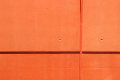 Full frame shot of orange wall