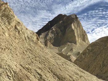 Rock formations against sky
