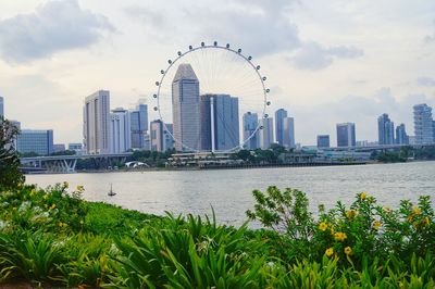 View of city at waterfront