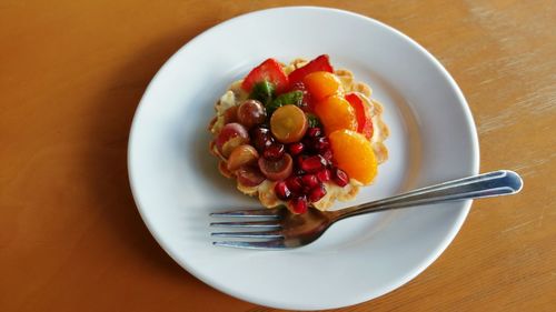 Close-up of food in plate