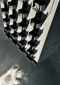 Low angle view of building against sky