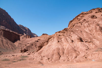 Rocks formations mountains in argentina salta