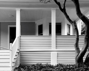 Low angle view of residential building