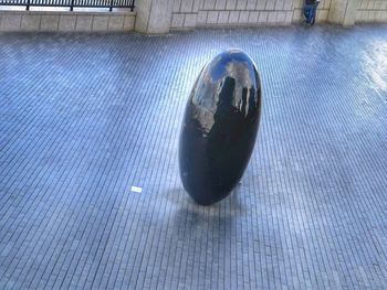 High angle view of ball on table