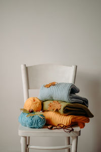 Potted plant against white background