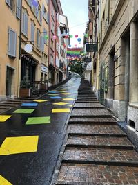 Street amidst buildings in city