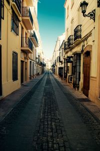 View of city street