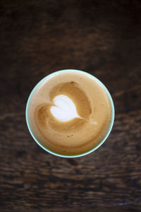 Close-up of coffee on table