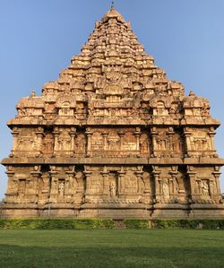 View of historical building against clear sky