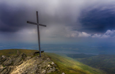 Scenic view of landscape against sky