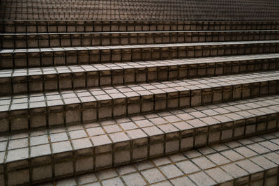 Close up of a pink colored steps