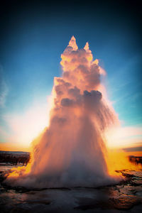 Geyser strokkur, golden circle, iceland, europe