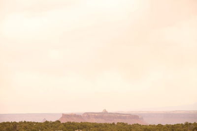 Scenic view of canyonlands national park against clear sky