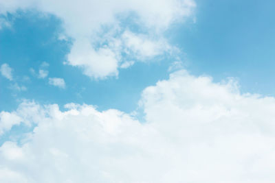 Low angle view of clouds in sky