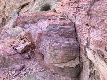 Close-up of rock formations