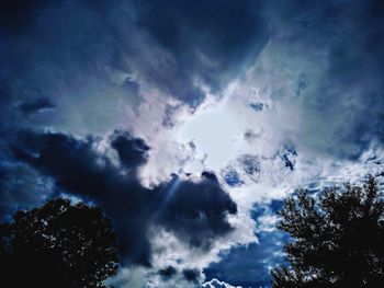 Low angle view of clouds in sky