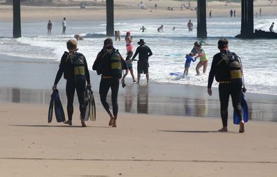 People on beach