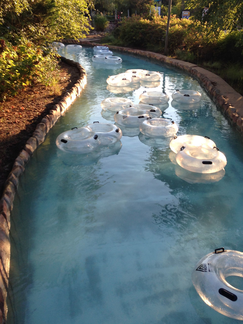 HIGH ANGLE VIEW OF SWIMMING POOL