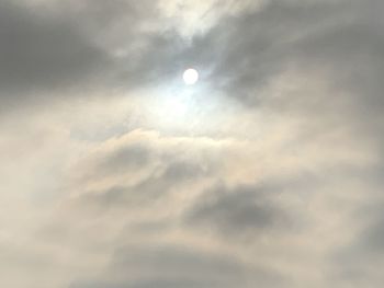 Low angle view of clouds in sky