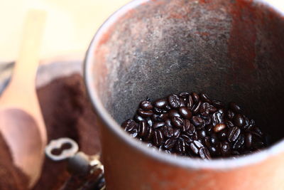 Close-up of coffee cup