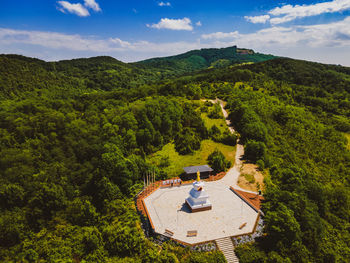 Spiritual peace on the mountain