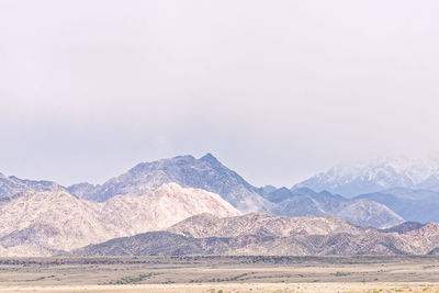 Scenic view of mountains