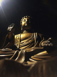 Statue of buddha in temple