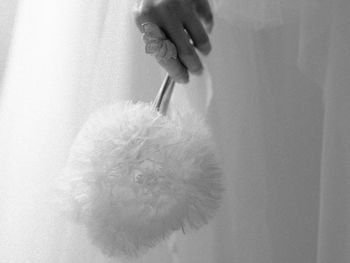 Midsection of woman painting