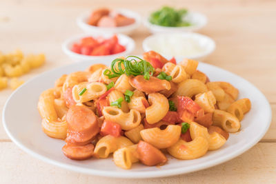 Close-up of food in plate