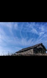 Low angle view of built structure against the sky