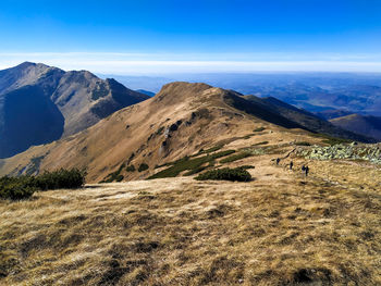 Mala fatra mountain view in slovakia