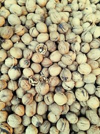 Full frame shot of onions for sale at market