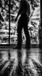 Woman standing in park