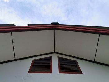 Low angle view of building against sky