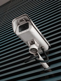 Close-up of security camera