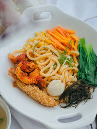 Close-up of food in plate