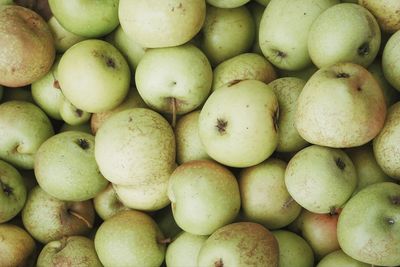 Full frame shot of fruits in market