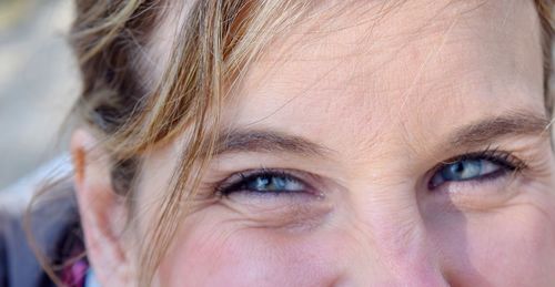 Close-up portrait of woman