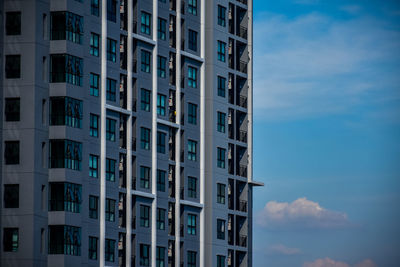 Low angle view of building against sky