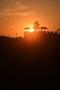 Scenic view of sunset